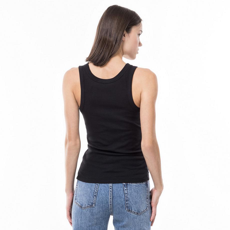 Manor Woman Ärmelloses Rippstrick Top  