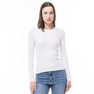 Manor Woman T-Shirt Manches Longues Côtelé  