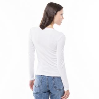 Manor Woman T-Shirt Manches Longues Côtelé  