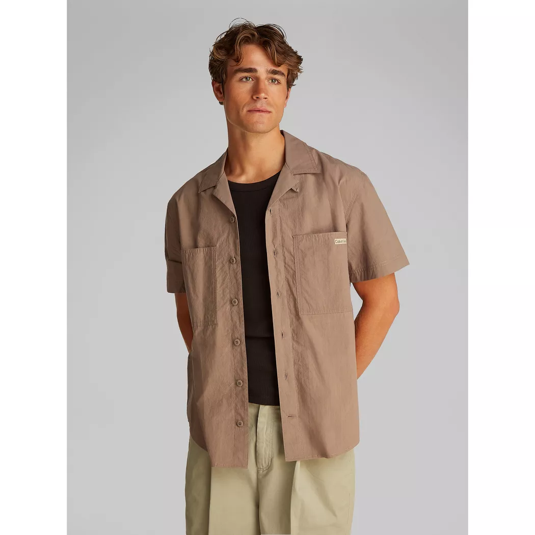 Calvin Klein Jeans - Hemd, kurzarm, für Herren, Grau, Größe XXL