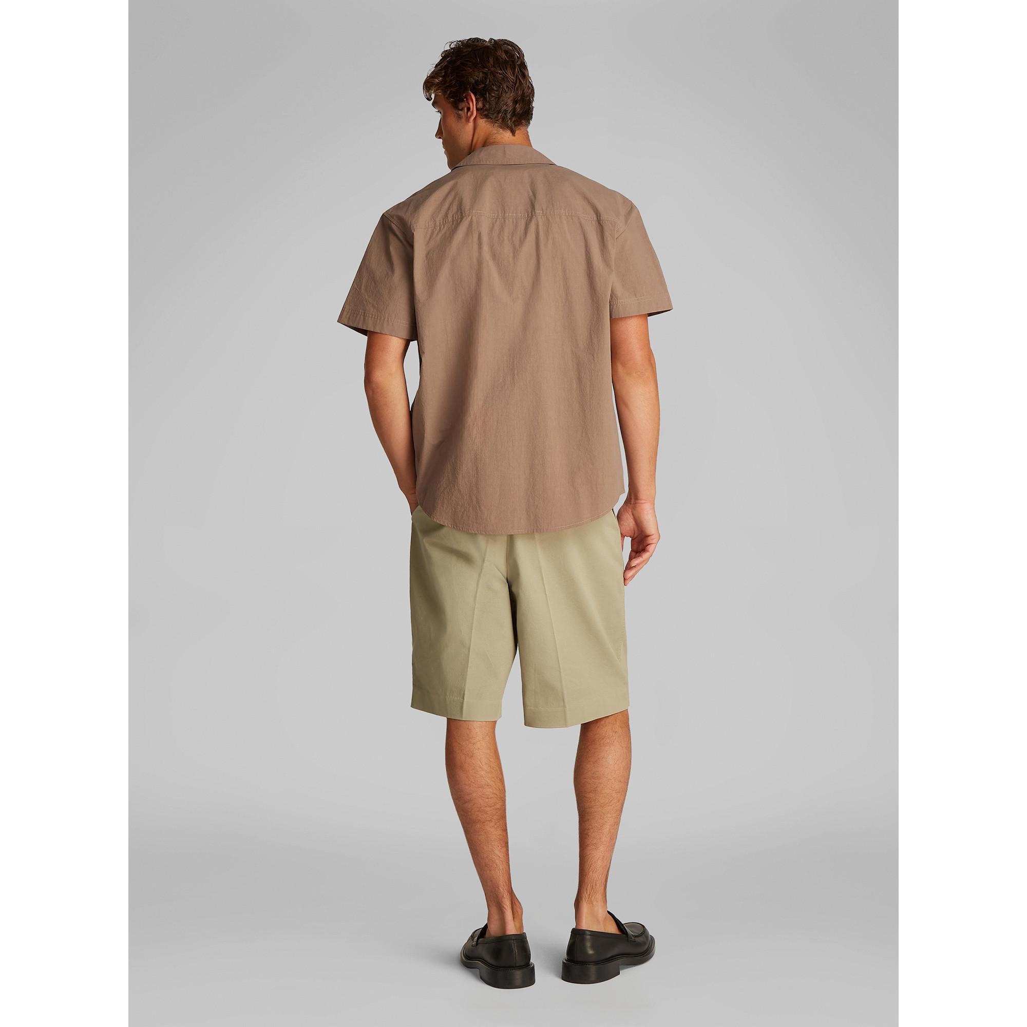 Calvin Klein Jeans Camicia Popeline Cotone Maniche Corte  