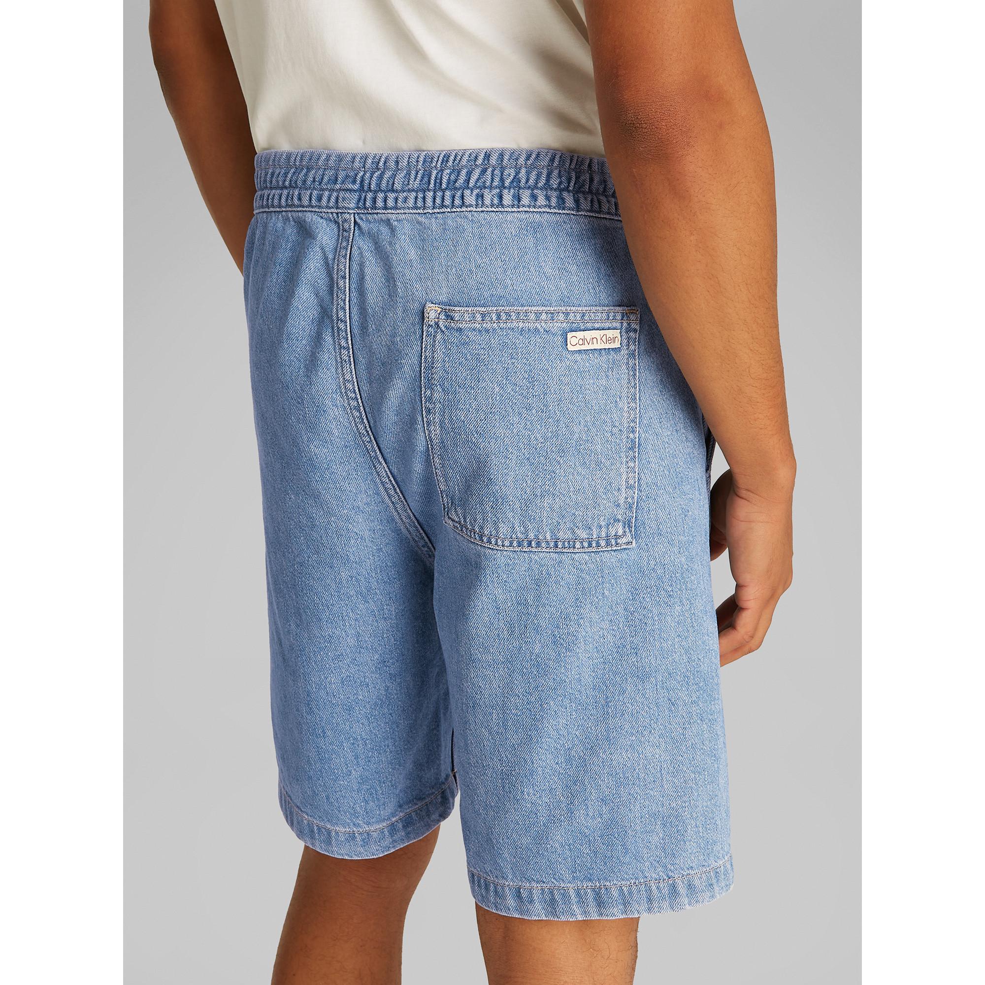 Calvin Klein Jeans Pull On Relaxed Denim Shorts Regular Fit  