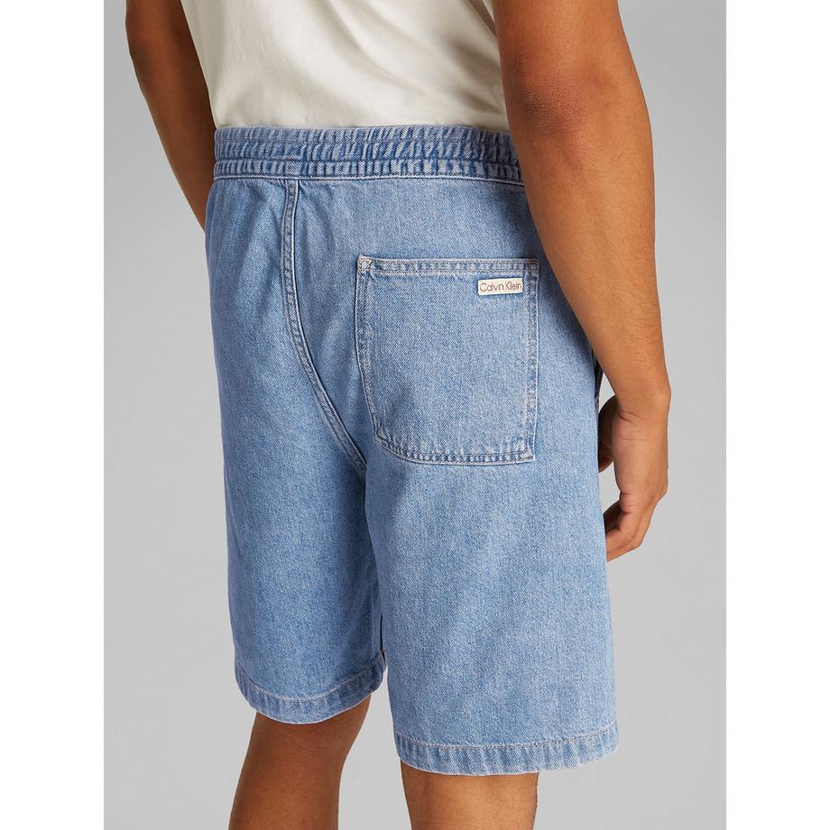 Calvin Klein Jeans Pull On Relaxed Denim Shorts Regular Fit  