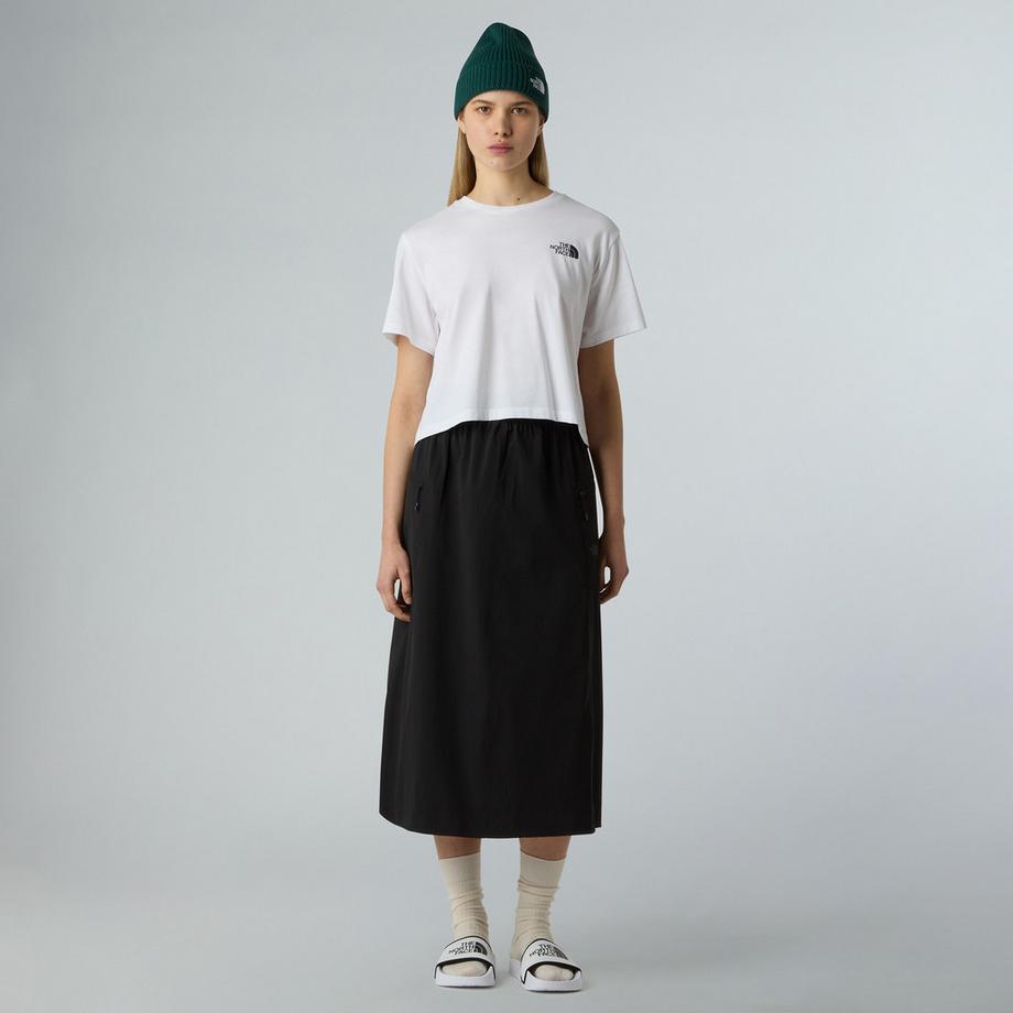 THE NORTH FACE W Simple Dome Cropped Slim Tee T-shirt 