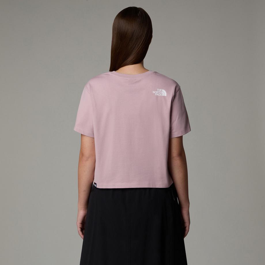 THE NORTH FACE W Simple Dome Cropped Slim Tee T-shirt 