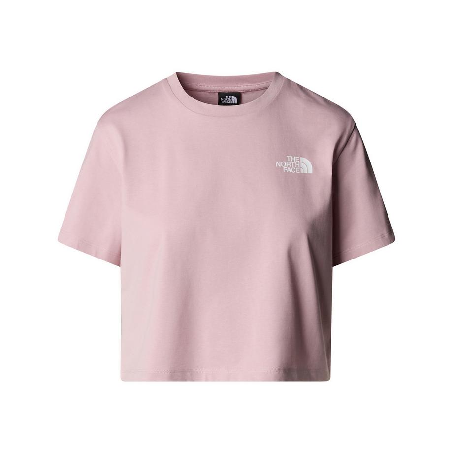 THE NORTH FACE W Simple Dome Cropped Slim Tee T-shirt 