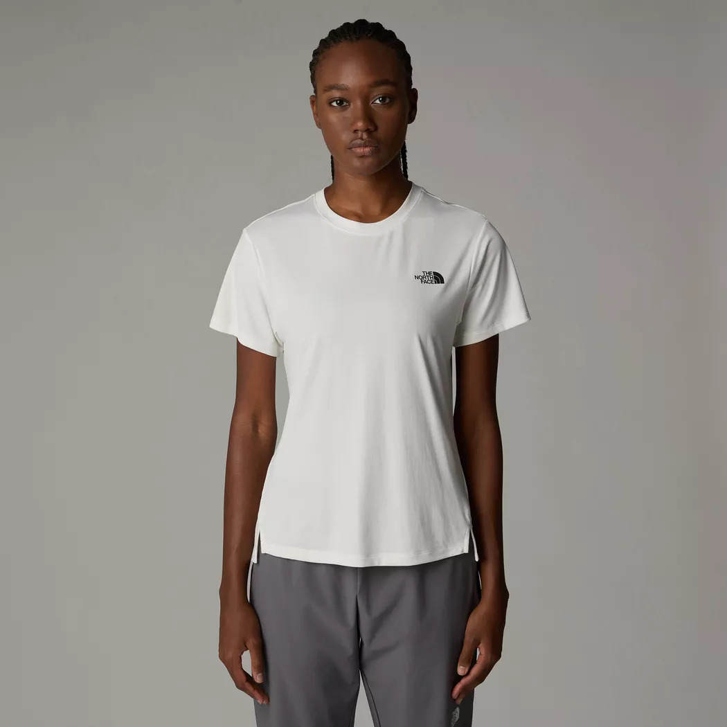 The North Face - T-Shirt, W Flex S/S Tee Reg, XL, Beige