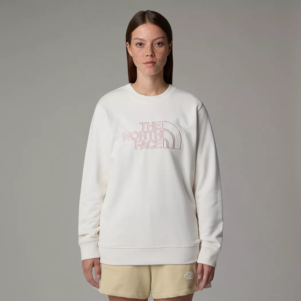 The North Face W Drew Peak Light Crew Sweatshirt Beige XL