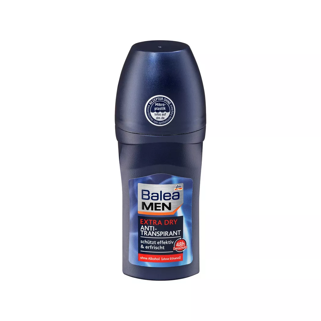 Balea - Antitranspirant Deo Roll-on extra dry MEN, 50 ml