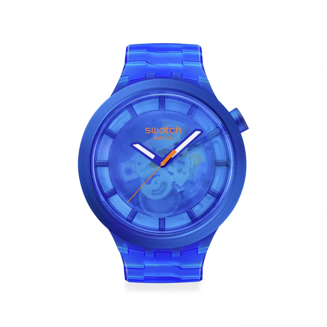 Swatch Navy Joy Analog Watch Blue 47mm