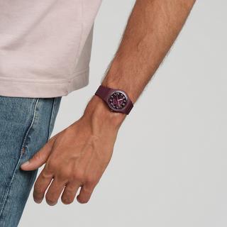 swatch THRU THE CROWN GLASS Orologio analogico 