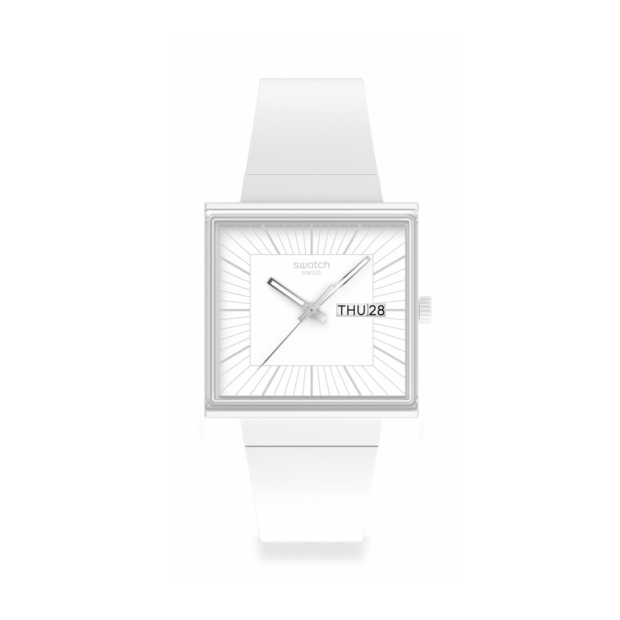 swatch WHAT IF…ALLWHITE?             Orologio analogico 