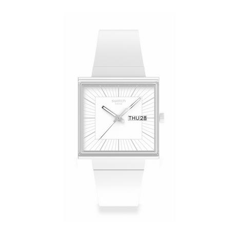 swatch WHAT IF…ALLWHITE?             Orologio analogico 
