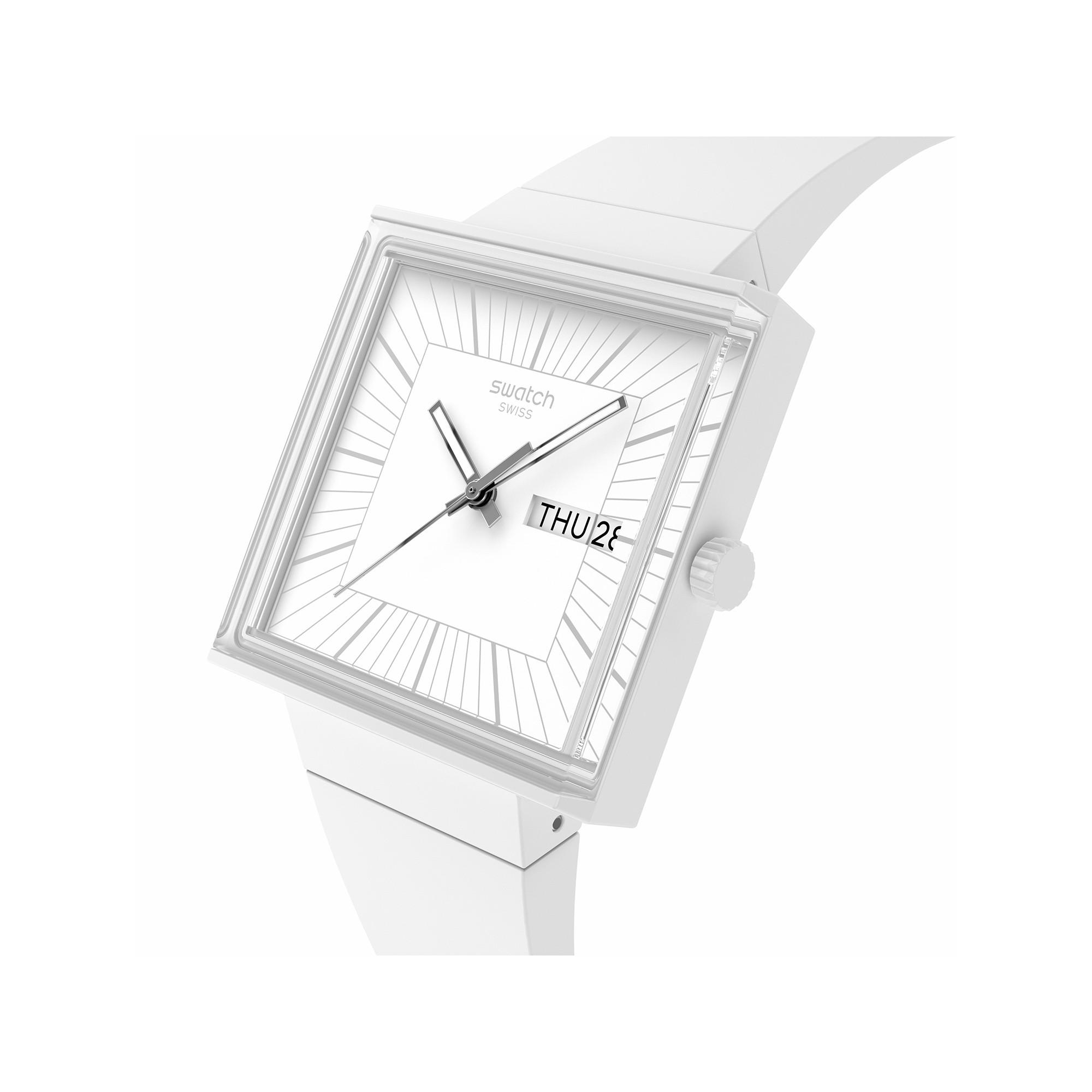 swatch WHAT IF…ALLWHITE?             Orologio analogico 