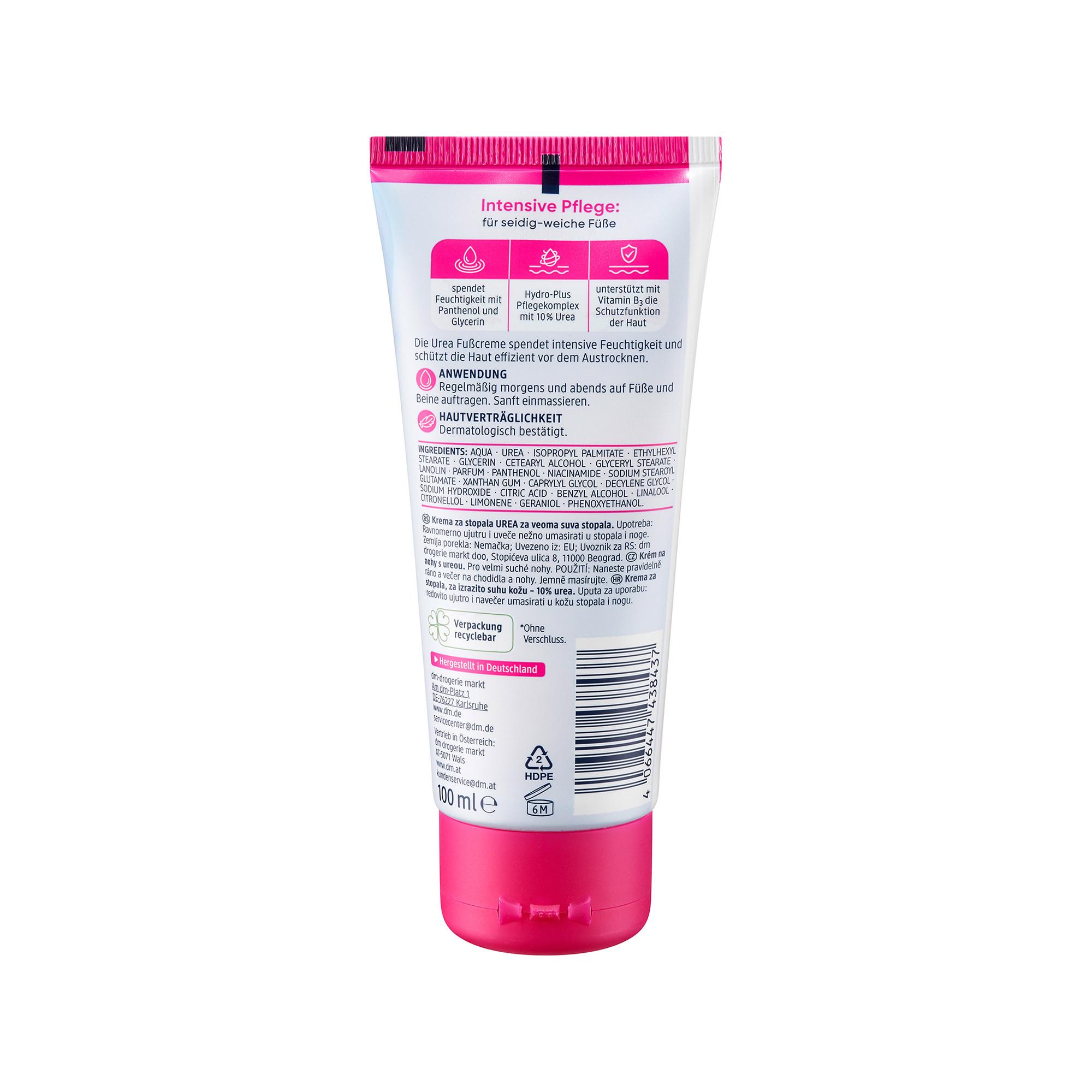 Balea  Crema piedi con il 10% di urea 