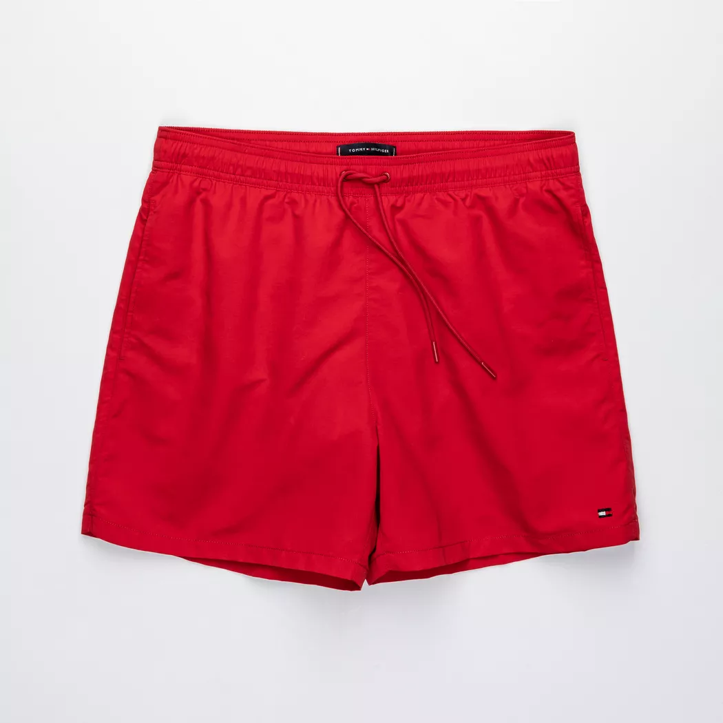 Tommy Hilfiger Short De Bain Um0um03474 Trunk Mid Red M Homme