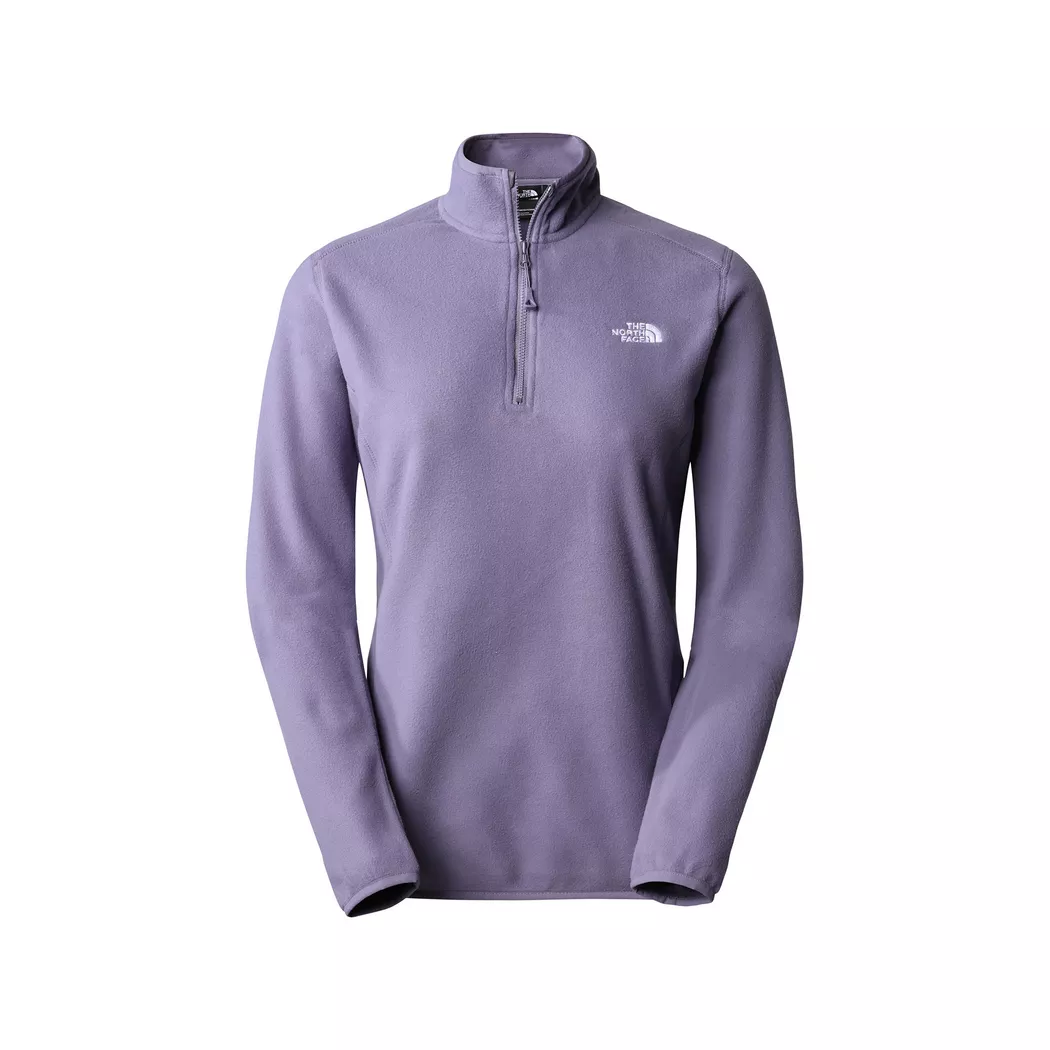 The North Face W 100 Glacier FZ Fleece Jacket Lilac XS