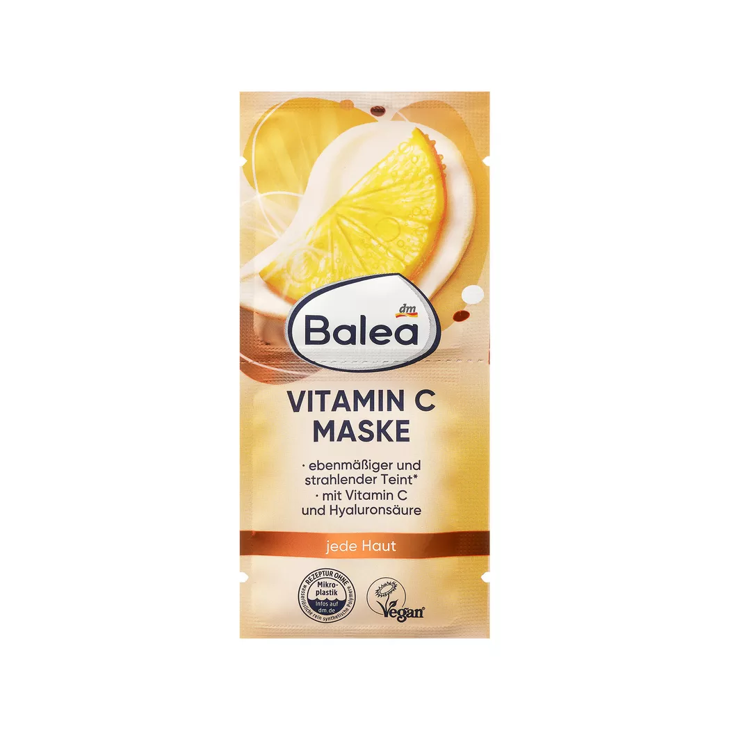 Balea - Gesichtsmaske Vitmin C, 2x8 ml
