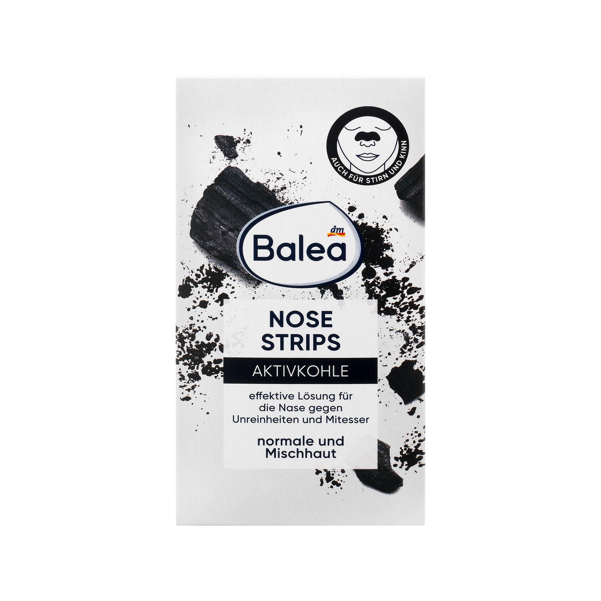 Balea  Nosestrips avec charbon actif 