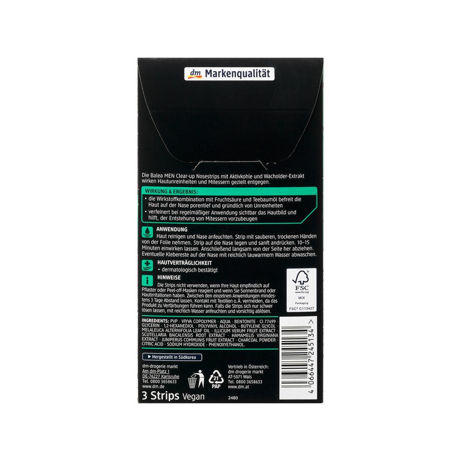 Balea  Nosestrips Clear-Up 