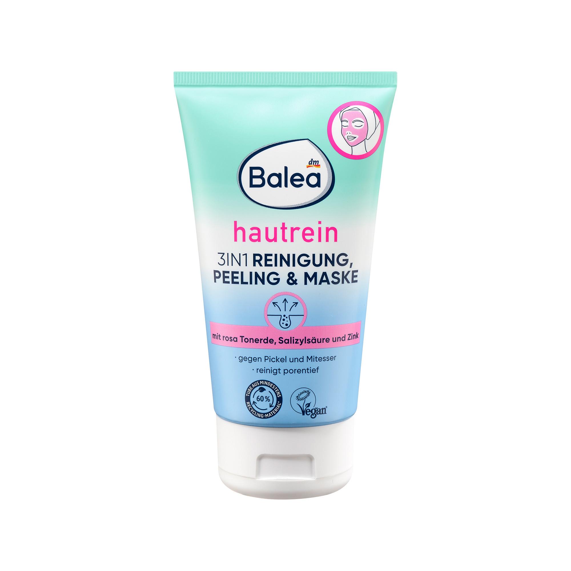 Balea  Reinigung, Peeling & Maske 3in1 hautrein 