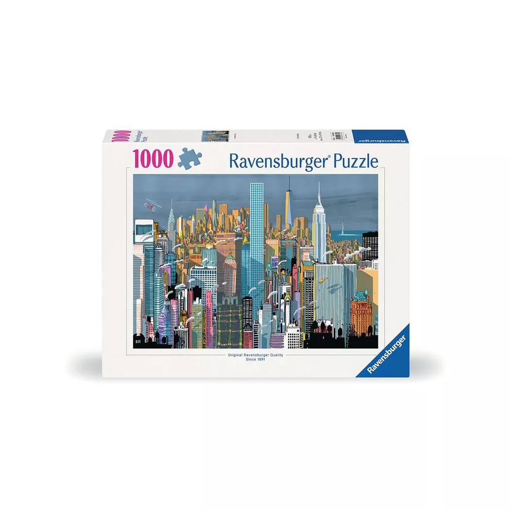Ravensburger - Puzzle I am New York, 1000 Teile, Multicolor