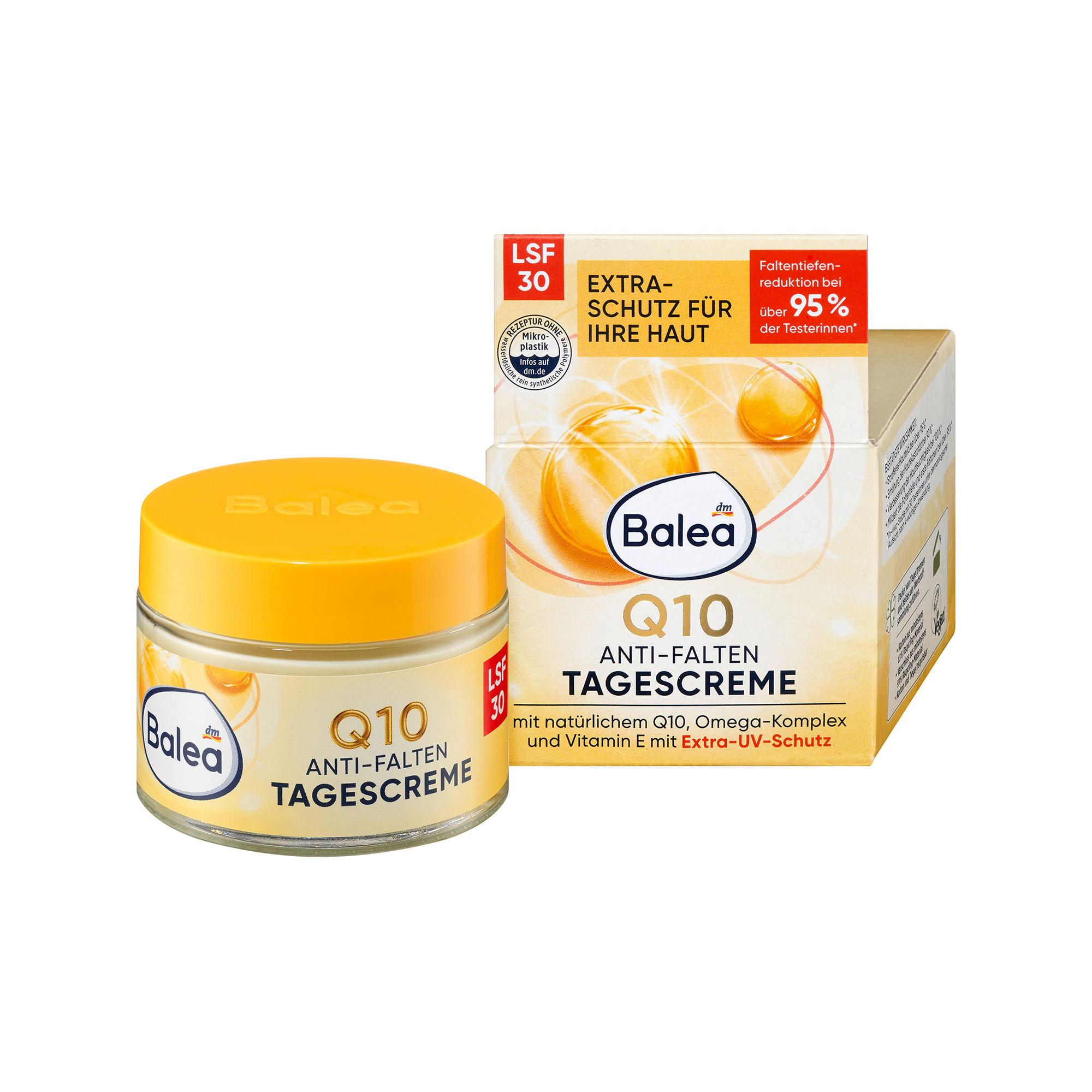 Balea  Crema viso Q10 crema giorno protettiva antirughe SPF30 