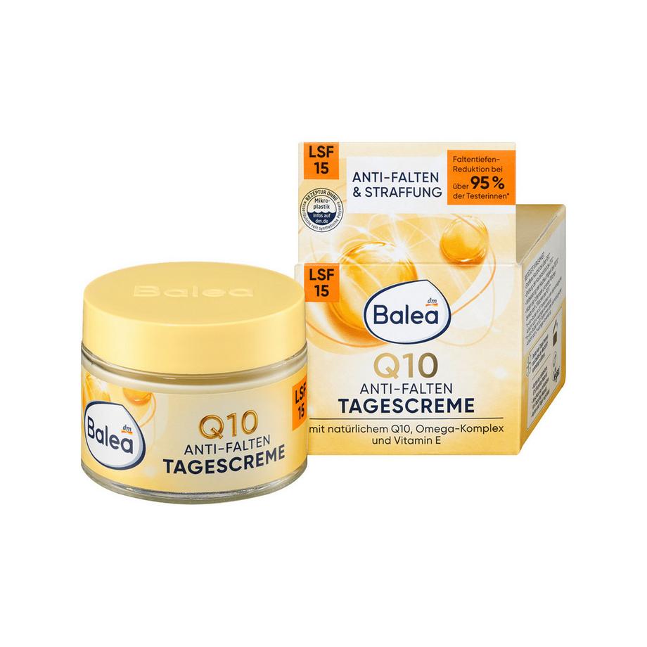 Balea  Gesichtscreme Q10 Anti-Falten schützende Tagescreme LSF15 