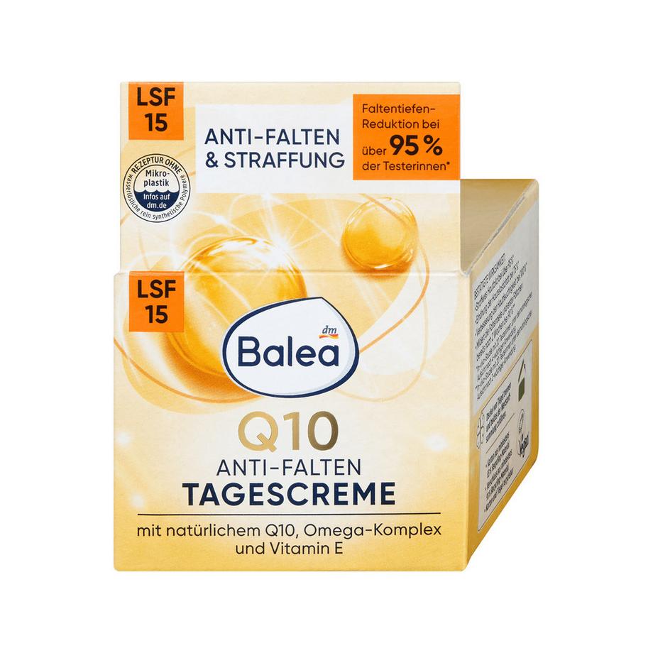 Balea  Gesichtscreme Q10 Anti-Falten schützende Tagescreme LSF15 