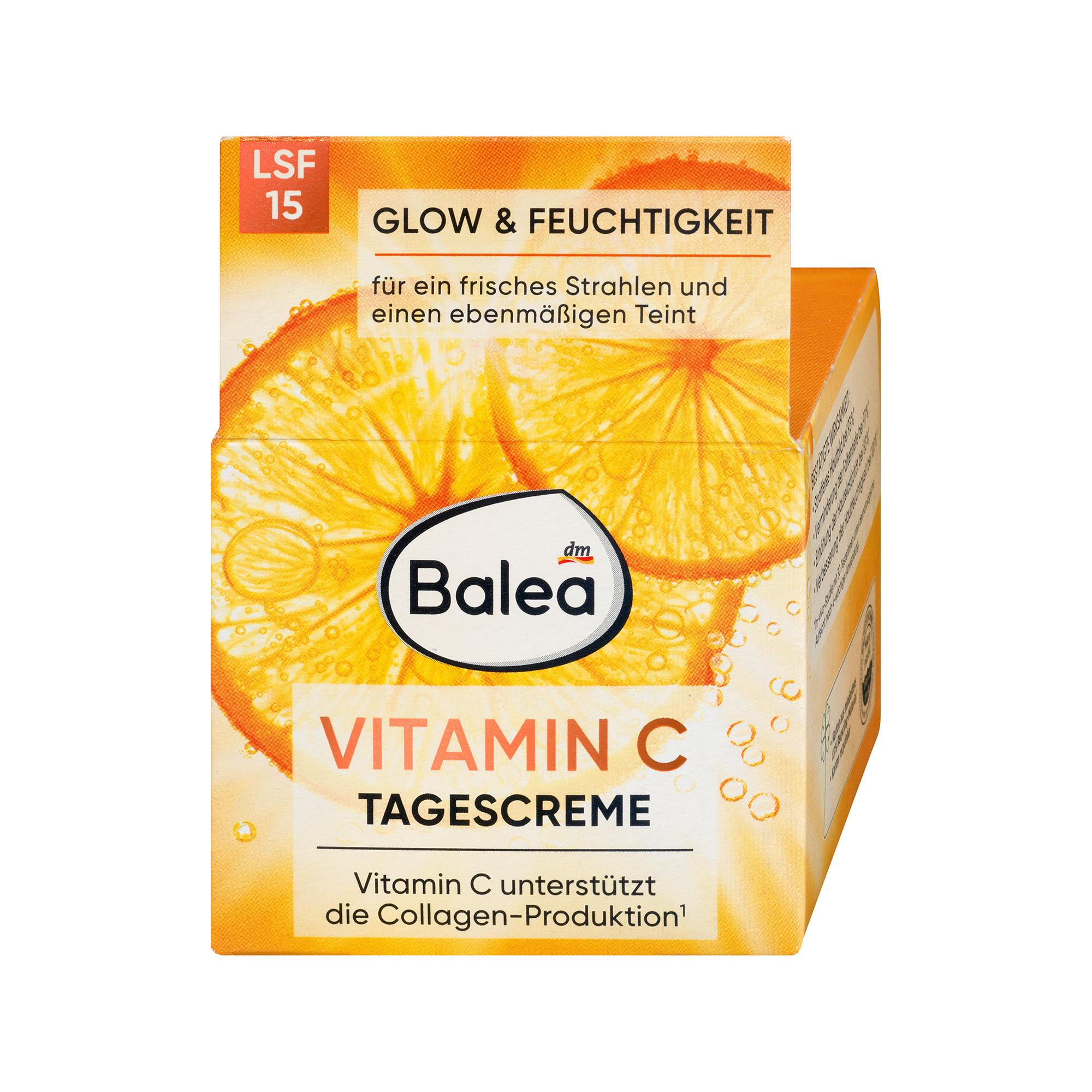 Balea  Crema viso alla vitamina C SPF 15 