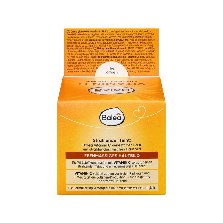 Balea  Gesichtscreme Vitamin C LSF 15 