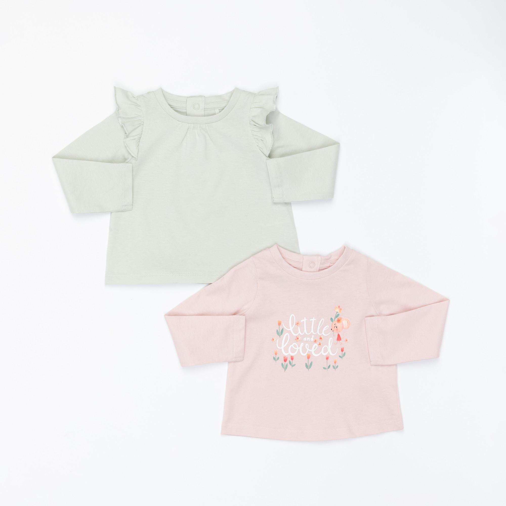 Manor Baby  Lot de 2 T-shirts, manches longues 