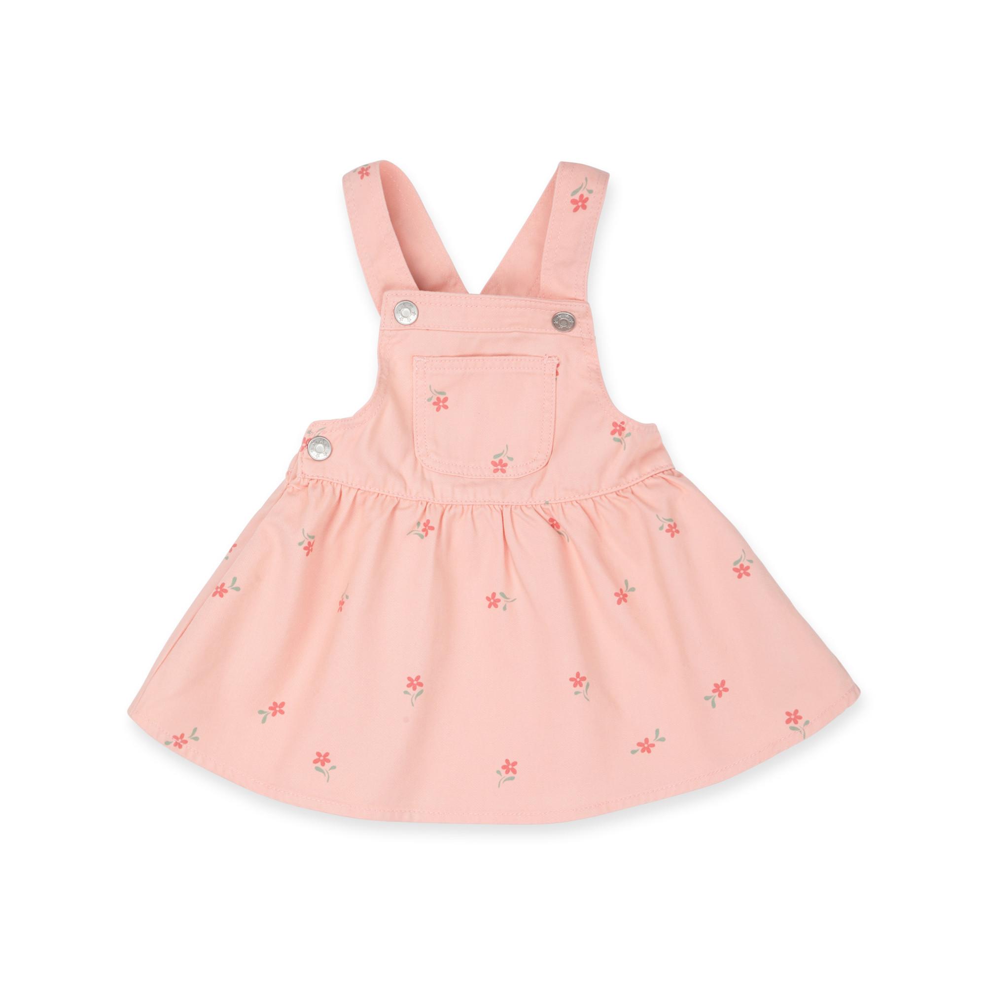 Vertbaudet Baby Latzkleid Jeans - Süßes Denim Kleid Mit Rüschen