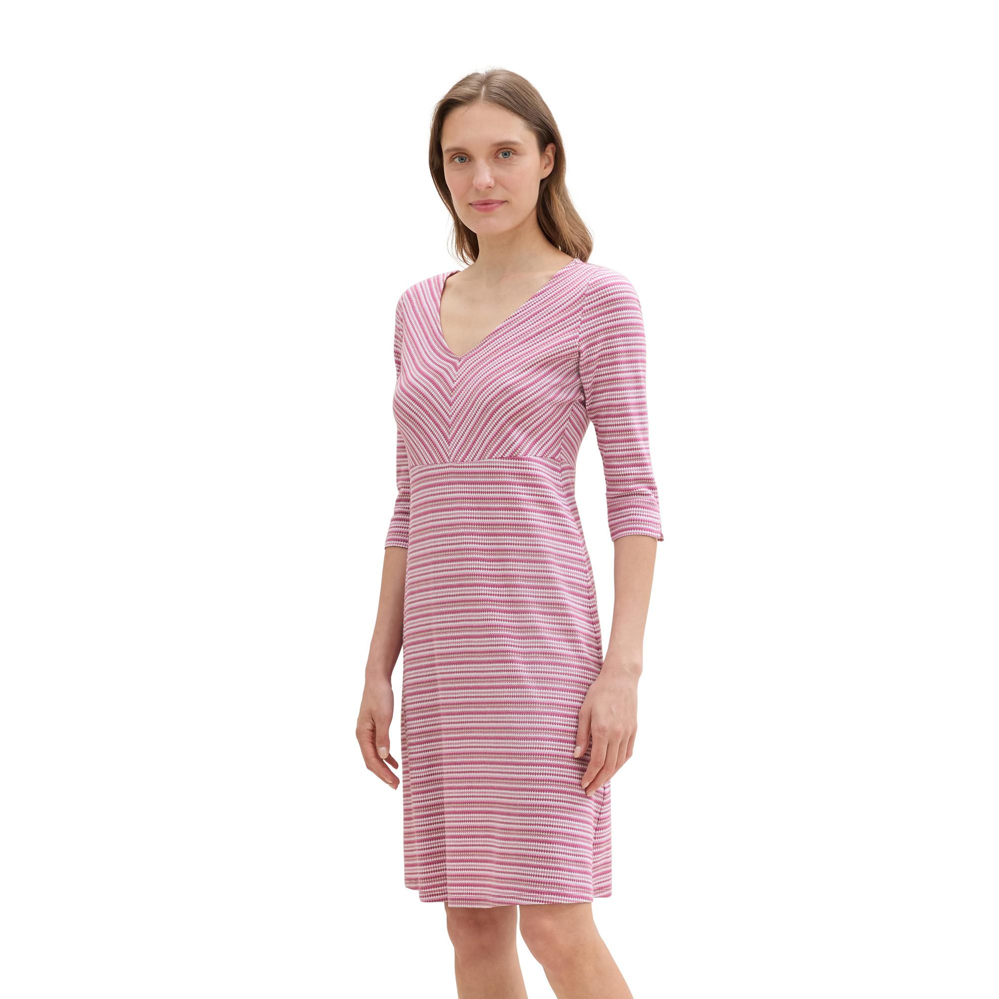 TOM TAILOR Robe imprimée col en V  