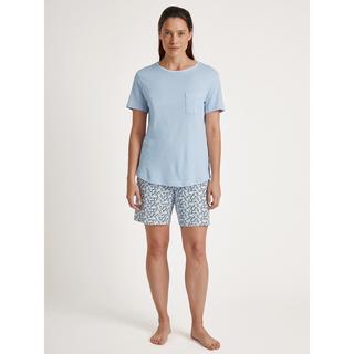 CALIDA Pigiama Top a Maniche Corte e Shorts Stampati  