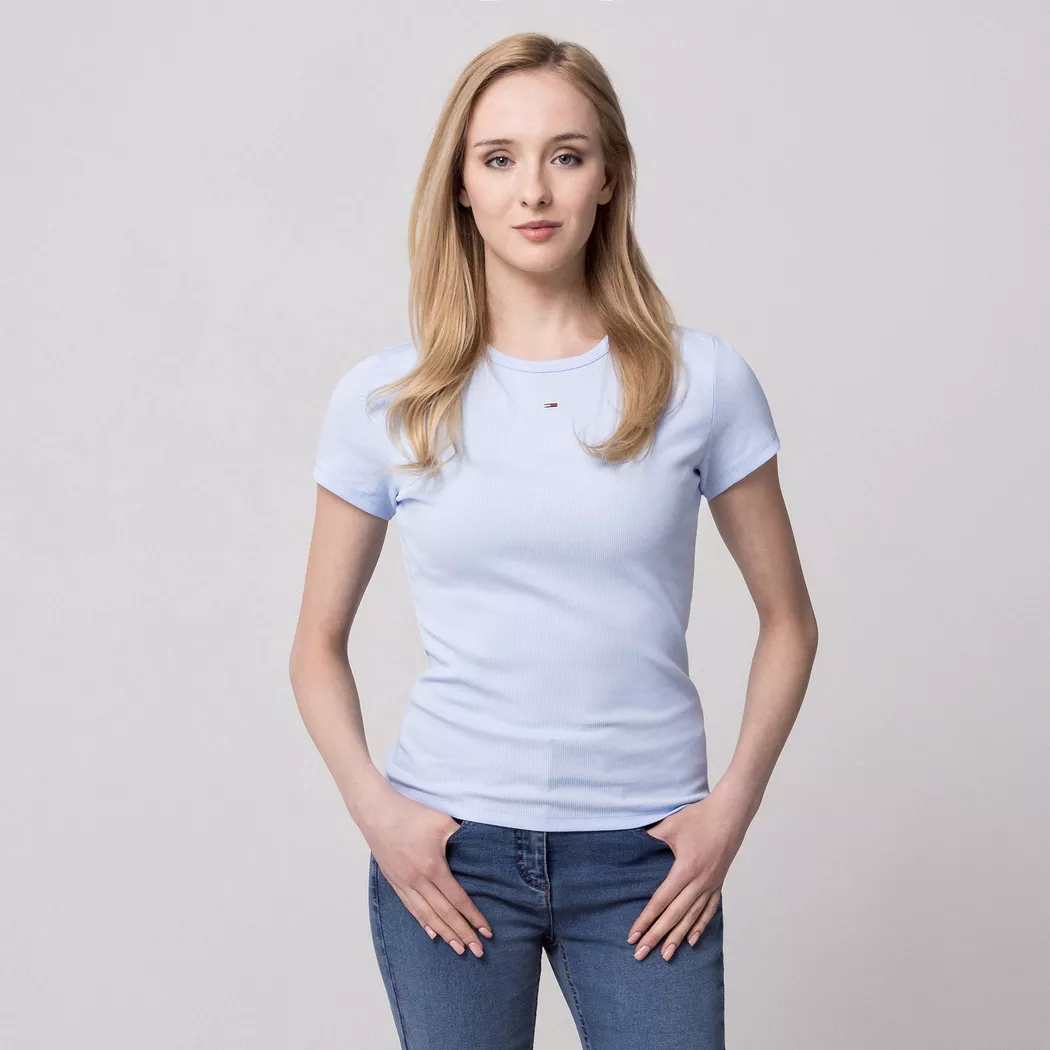 Tommy Jeans - T-Shirt, für Damen, Himmelblau, Größe XL