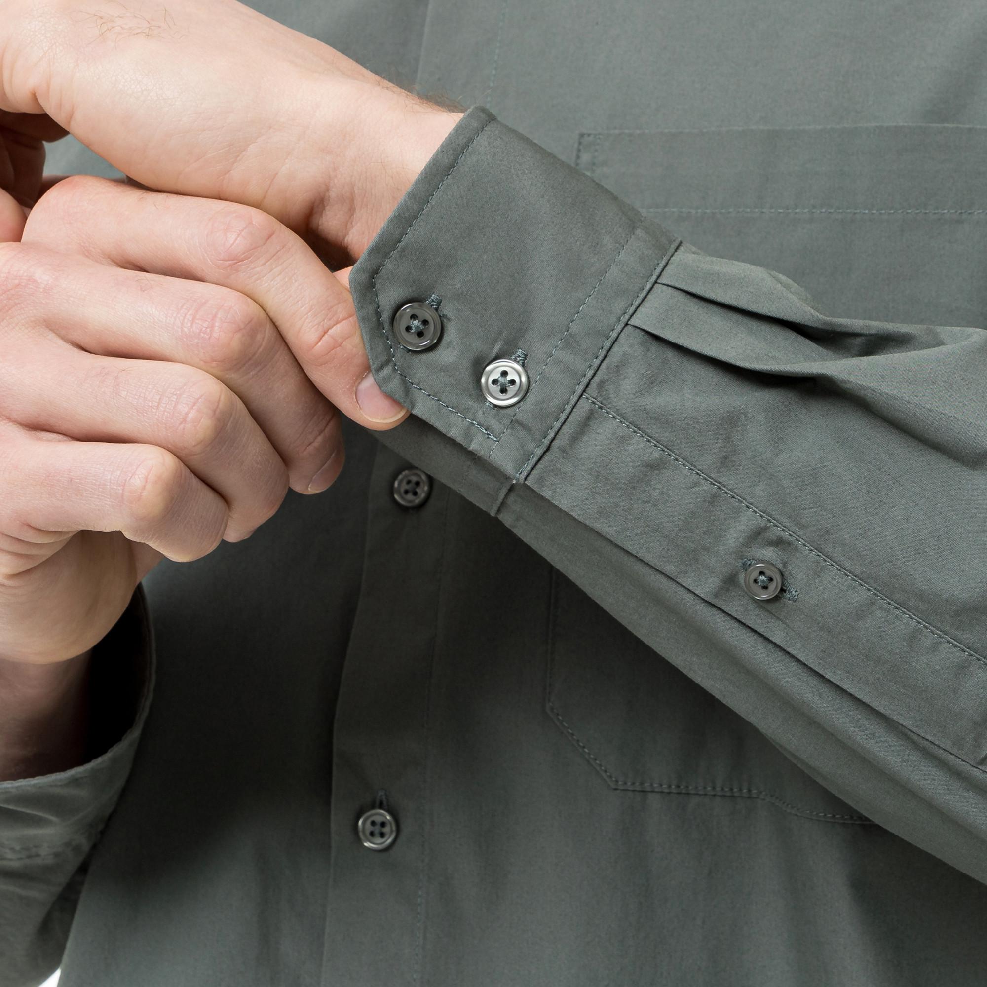 Manor Man Herren Langarmhemd Regular Fit  