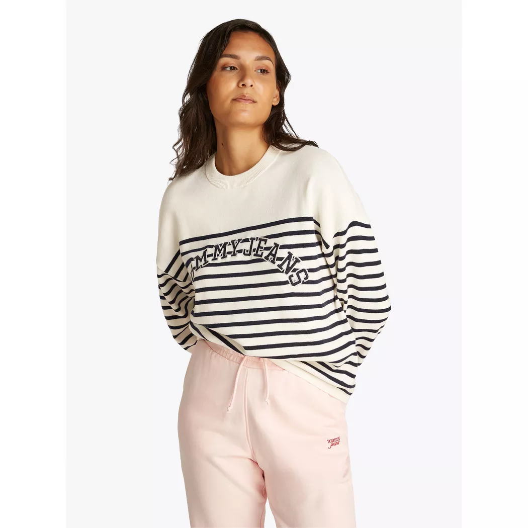 Tommy Jeans - Sweatshirt, für Damen, Weiss, Größe L