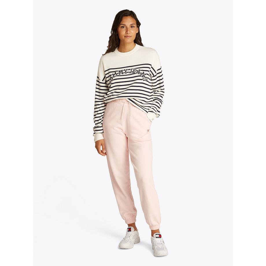 TOMMY JEANS Felpa girocollo a righe  