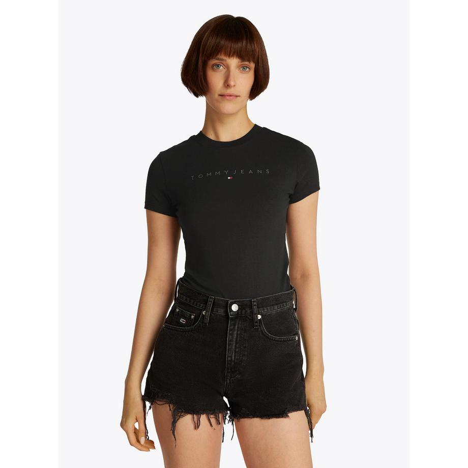 TOMMY JEANS Slim Fit Rundhals Kurzarm T-Shirt  