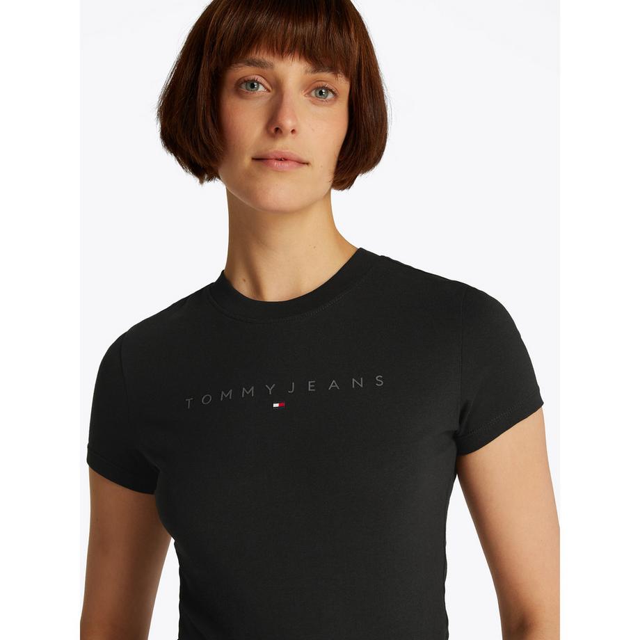 TOMMY JEANS Slim Fit Rundhals Kurzarm T-Shirt  