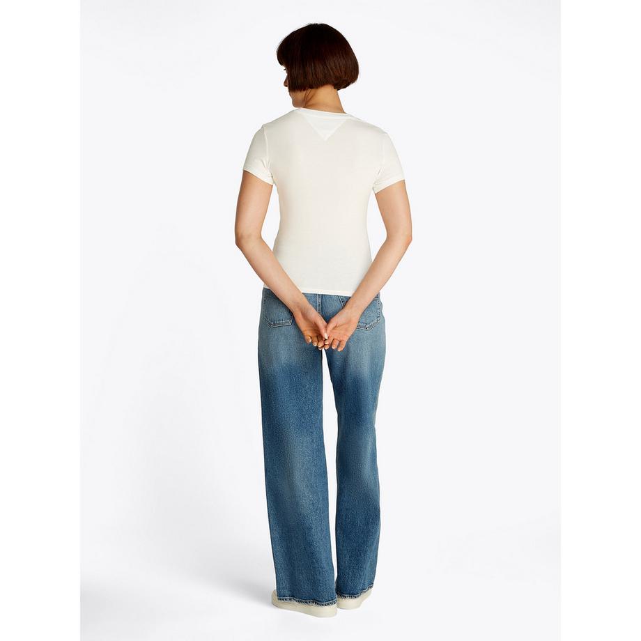 TOMMY JEANS Slim Fit Rundhals Kurzarm T-Shirt  