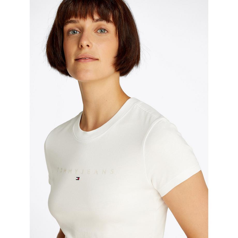 TOMMY JEANS Slim Fit Rundhals Kurzarm T-Shirt  