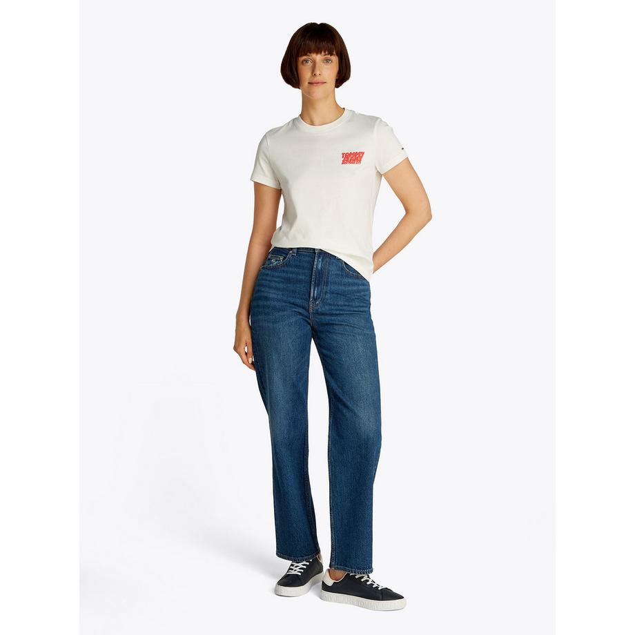 TOMMY JEANS T-Shirt Rundhals Kurzarm  
