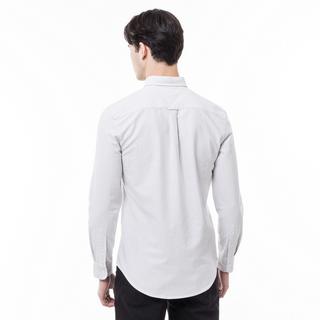 TOMMY JEANS Chemise Manches Longues Slim Fit Rayée Col Boutonné  