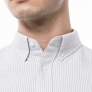 TOMMY JEANS Langarm Slim Fit Gestreiftes Button Down Hemd  