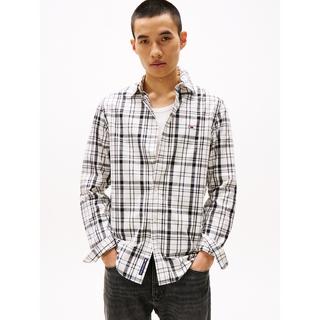 TOMMY JEANS TJM REG POPLIN CHECK LS SHIRT Chemise, manches longues 