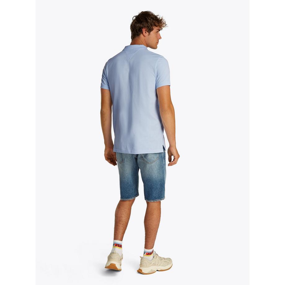 TOMMY JEANS TJM Slim Placket Polo Maniche Corte  