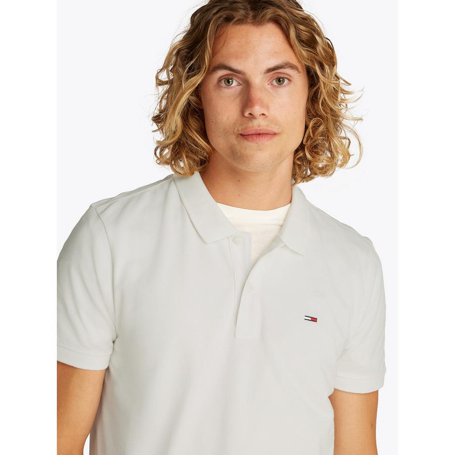 TOMMY JEANS TJM Slim Placket Polo Maniche Corte  
