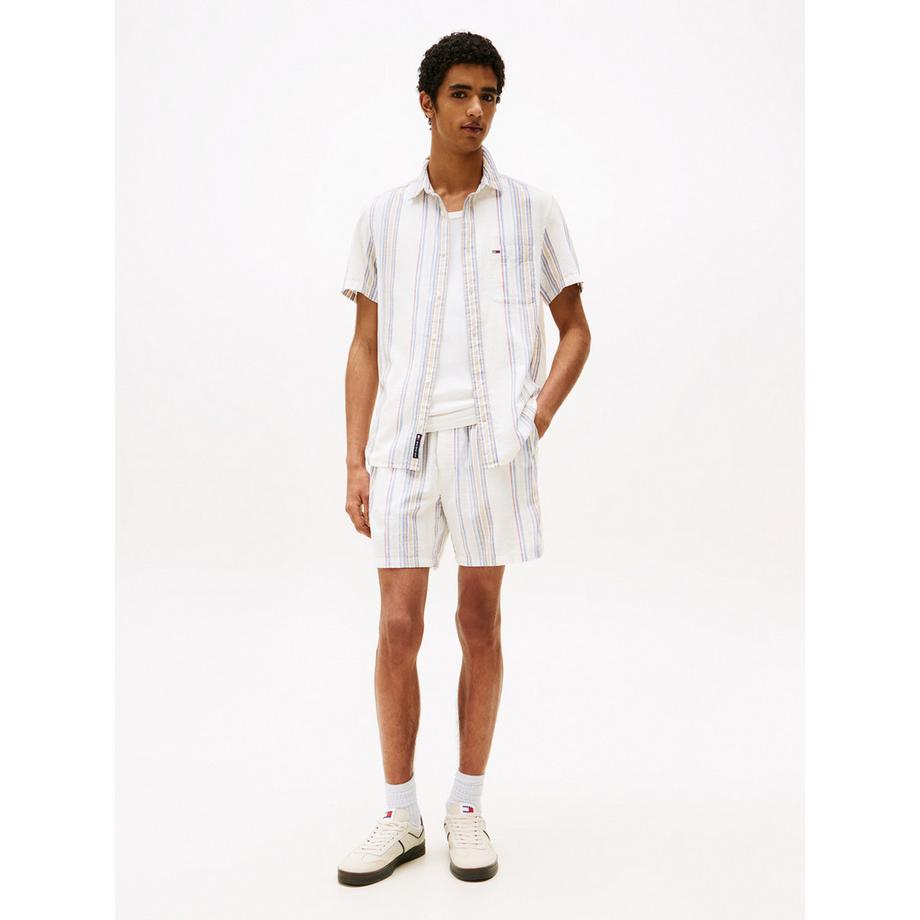 TOMMY JEANS Slub Stripe Beach Short de Bain  